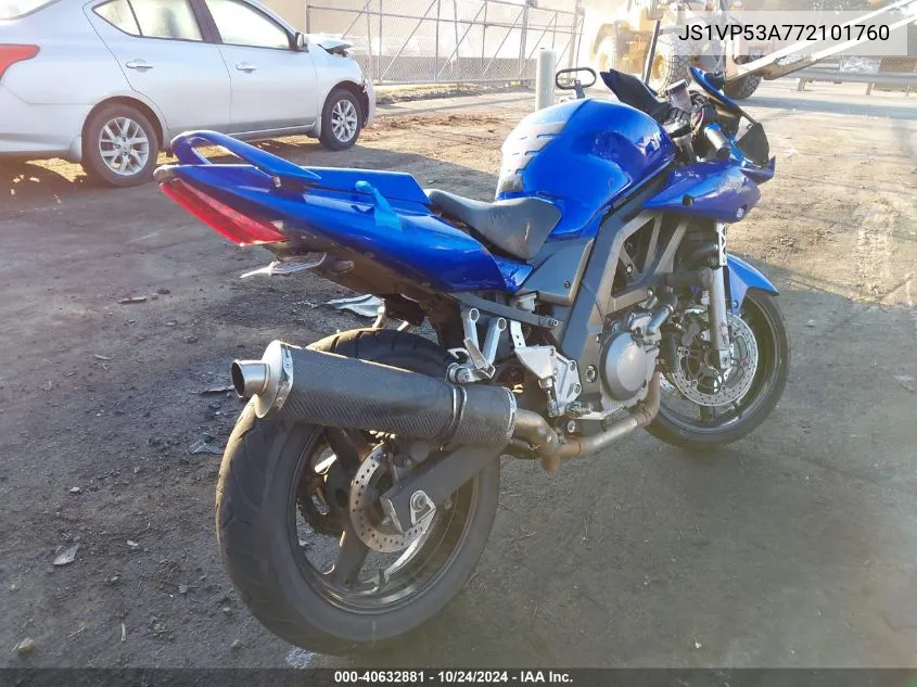 JS1VP53A772101760 2007 Suzuki Sv650