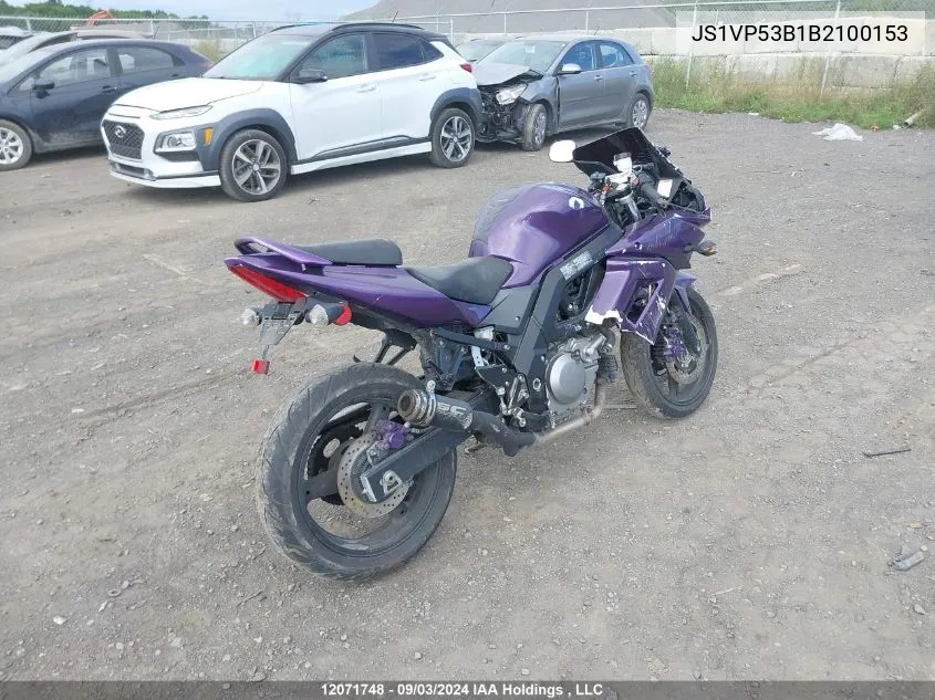 JS1VP53B1B2100153 2011 Suzuki Sv650 A