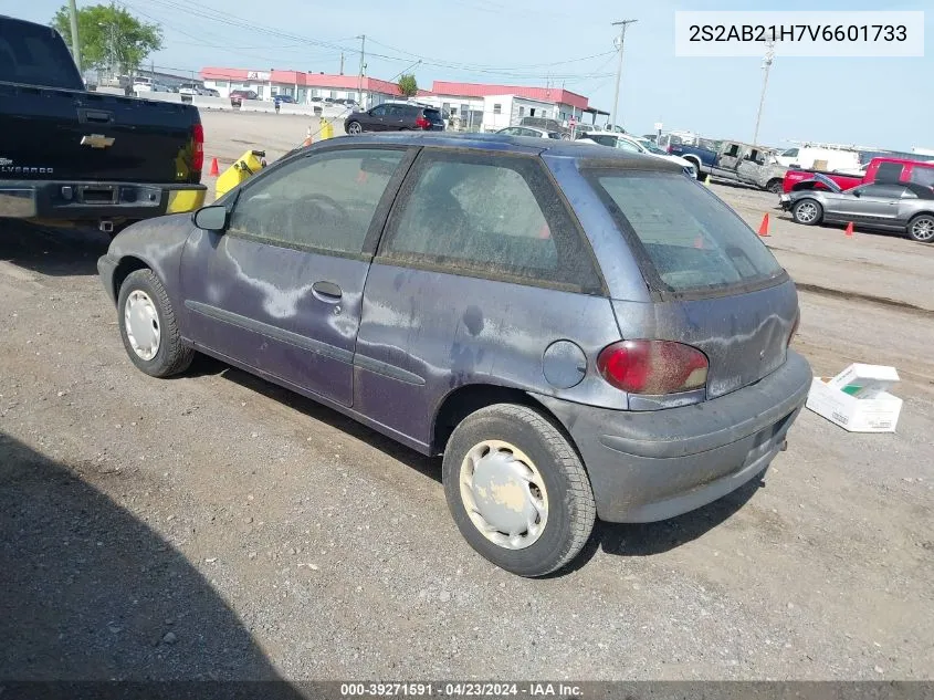 1997 Suzuki Swift VIN: 2S2AB21H7V6601733 Lot: 39271591