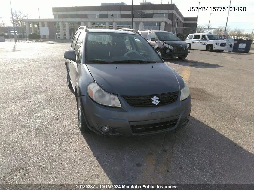 2007 Suzuki Sx4 Jx VIN: JS2YB415775101490 Lot: 20180387