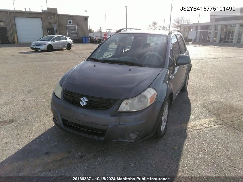 JS2YB415775101490 2007 Suzuki Sx4 Jx