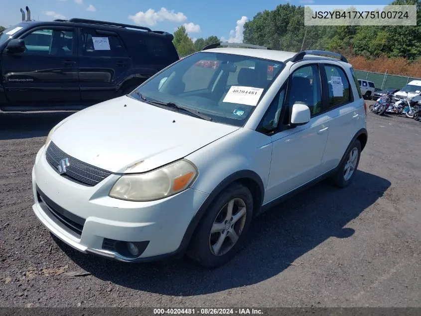 2007 Suzuki Sx4 Sport VIN: JS2YB417X75100724 Lot: 40204481