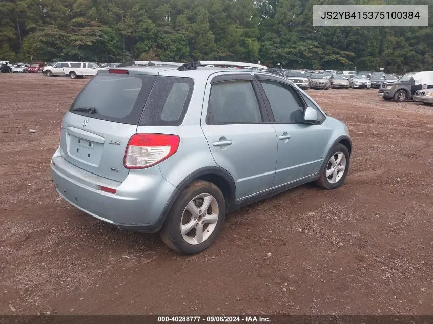 2007 Suzuki Sx4 Sport VIN: JS2YB415375100384 Lot: 40288777