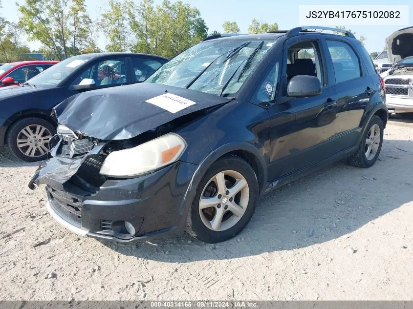 2007 Suzuki Sx4 Sport VIN: JS2YB417675102082 Lot: 40314165