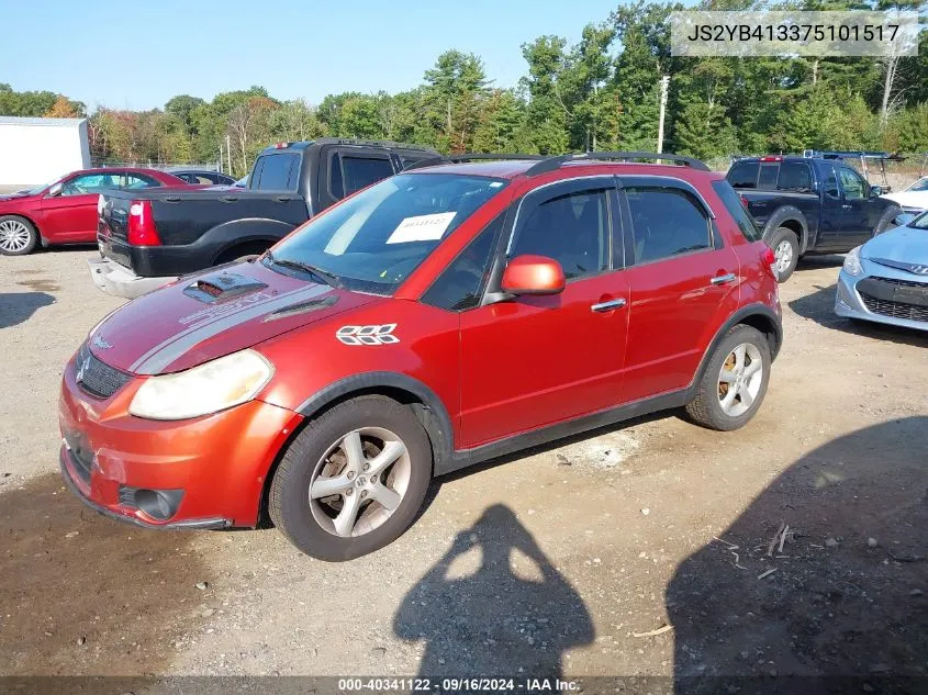 2007 Suzuki Sx4 Convenience/Rally VIN: JS2YB413375101517 Lot: 40341122