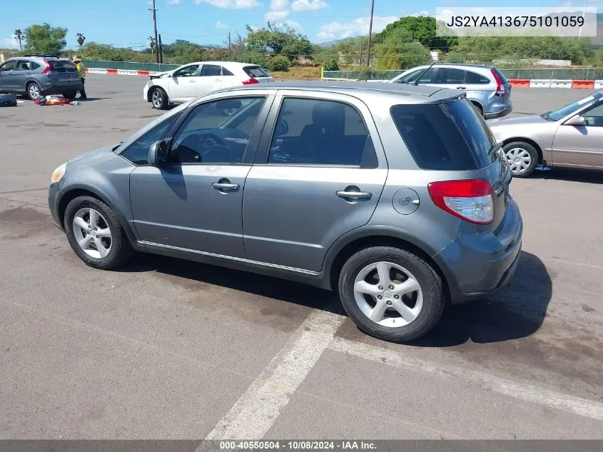 2007 Suzuki Sx4 VIN: JS2YA413675101059 Lot: 40550504