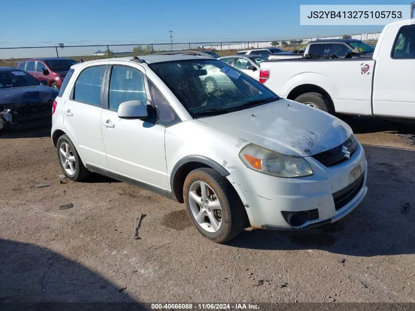 2007 Suzuki Sx4 Convenience/Rally VIN: JS2YB413275105753 Lot: 40666088