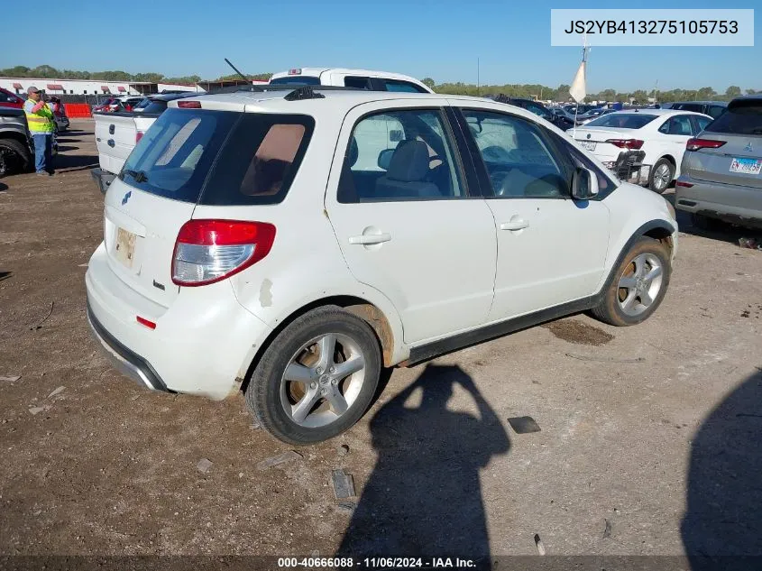 2007 Suzuki Sx4 Convenience/Rally VIN: JS2YB413275105753 Lot: 40666088