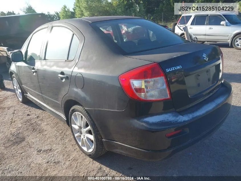 2008 Suzuki Sx4 Sport Convenience/Sport Road Trip Edition Touring 2 VIN: JS2YC415285104229 Lot: 40100788