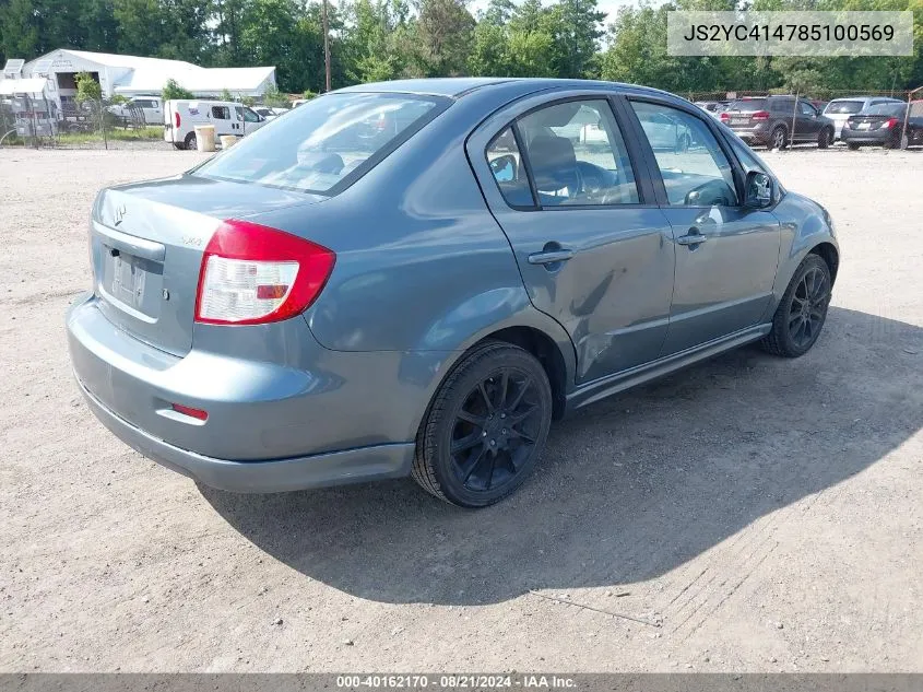 2008 Suzuki Sx4 Sport VIN: JS2YC414785100569 Lot: 40162170