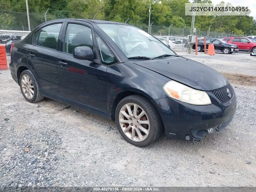 2008 Suzuki Sx4 Sport VIN: JS2YC414X85104955 Lot: 40270136