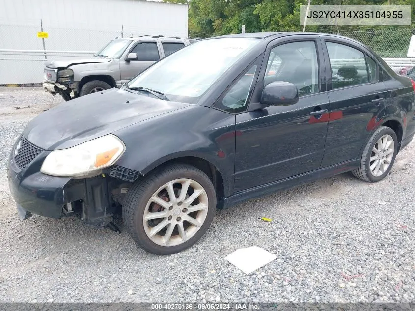 2008 Suzuki Sx4 Sport VIN: JS2YC414X85104955 Lot: 40270136