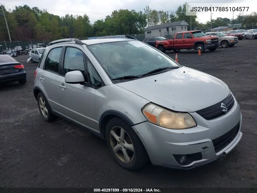 2008 Suzuki Sx4 Touring VIN: JS2YB417885104577 Lot: 40297899