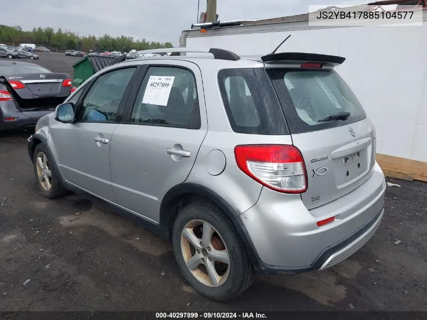 2008 Suzuki Sx4 Touring VIN: JS2YB417885104577 Lot: 40297899