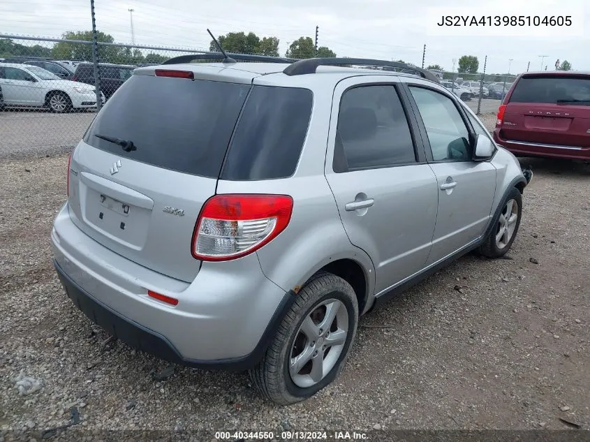 2008 Suzuki Sx4 Convenience VIN: JS2YA413985104605 Lot: 40344550