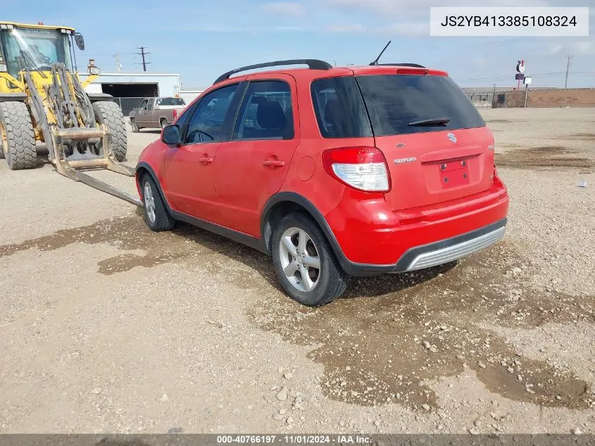 2008 Suzuki Sx4 Convenience/Touring VIN: JS2YB413385108324 Lot: 40766197