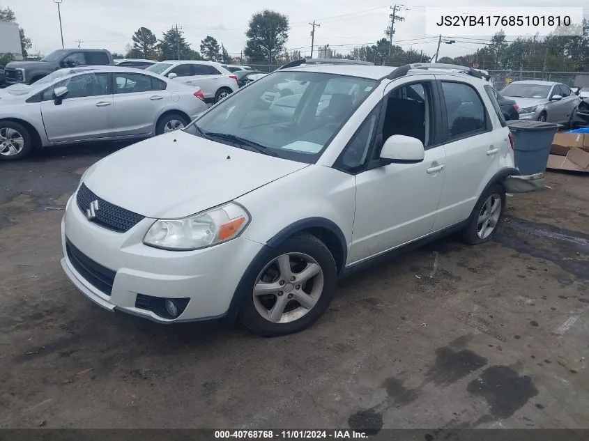 2008 Suzuki Sx4 Convenience/Touring VIN: JS2YB417685101810 Lot: 40768768