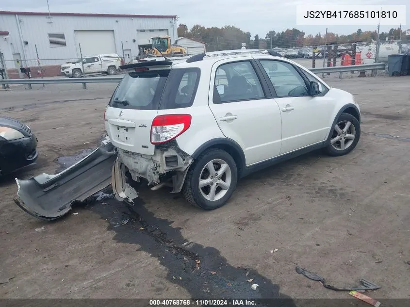 2008 Suzuki Sx4 Convenience/Touring VIN: JS2YB417685101810 Lot: 40768768