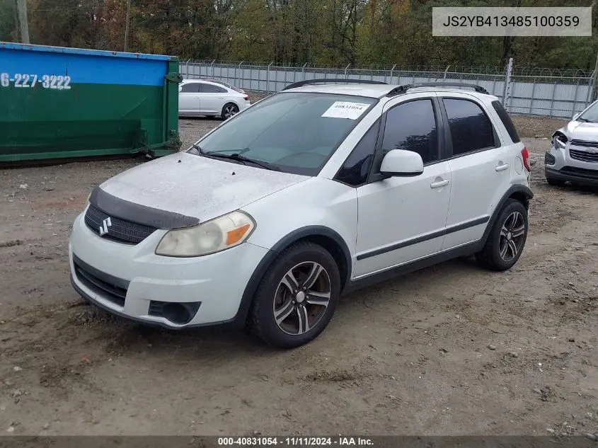 2008 Suzuki Sx4 Convenience/Touring VIN: JS2YB413485100359 Lot: 40831054