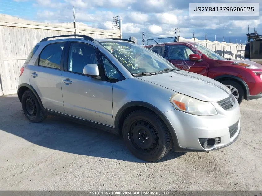 2009 Suzuki Sx4 Hatchback VIN: JS2YB413796206025 Lot: 12107354