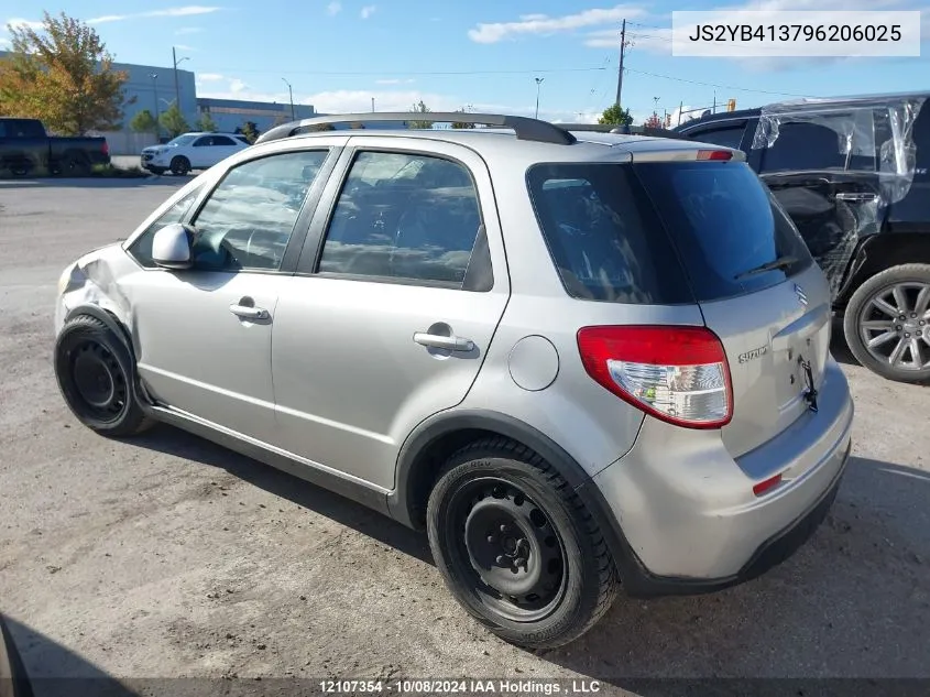 2009 Suzuki Sx4 Hatchback VIN: JS2YB413796206025 Lot: 12107354