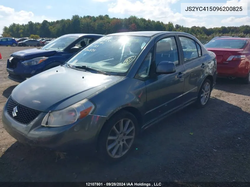 2009 Suzuki Sx4 VIN: JS2YC415096200825 Lot: 12107801