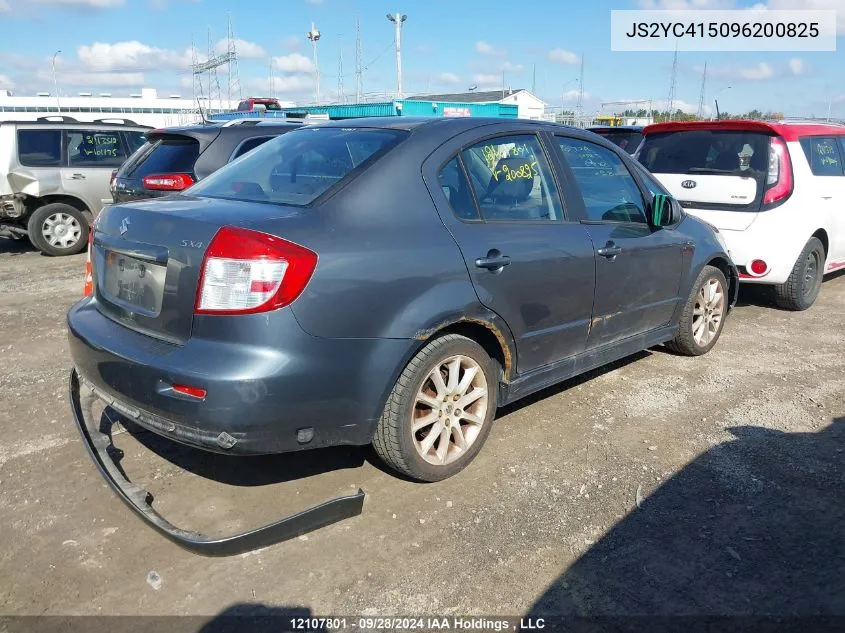 JS2YC415096200825 2009 Suzuki Sx4