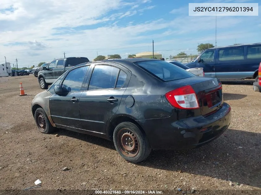 2009 Suzuki Sx4 Le/Le Popular VIN: JS2YC412796201394 Lot: 40321640