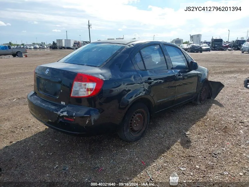 JS2YC412796201394 2009 Suzuki Sx4 Le/Le Popular