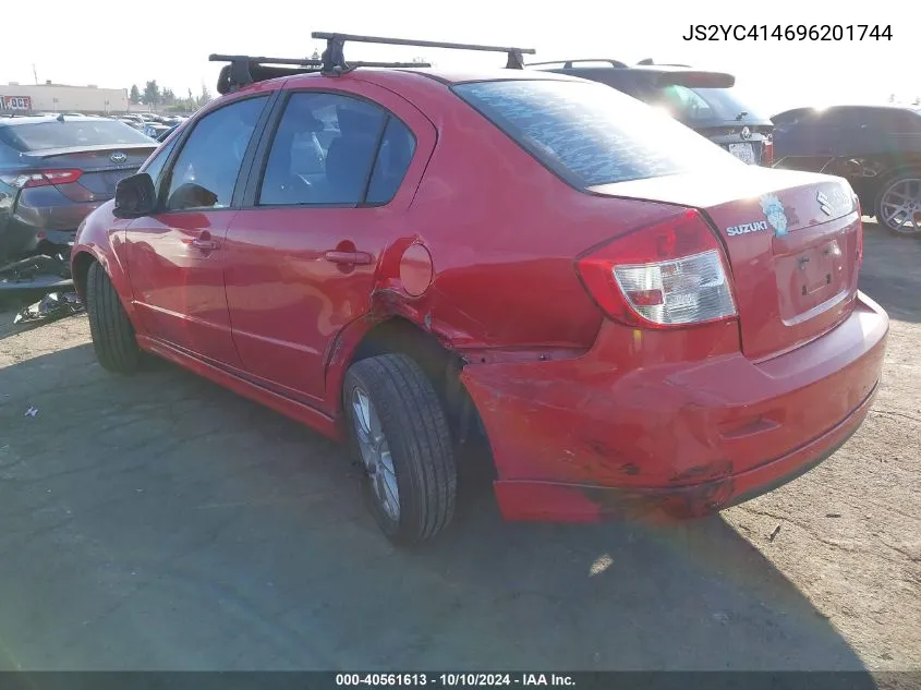 JS2YC414696201744 2009 Suzuki Sx4 Sport/Sport Technology