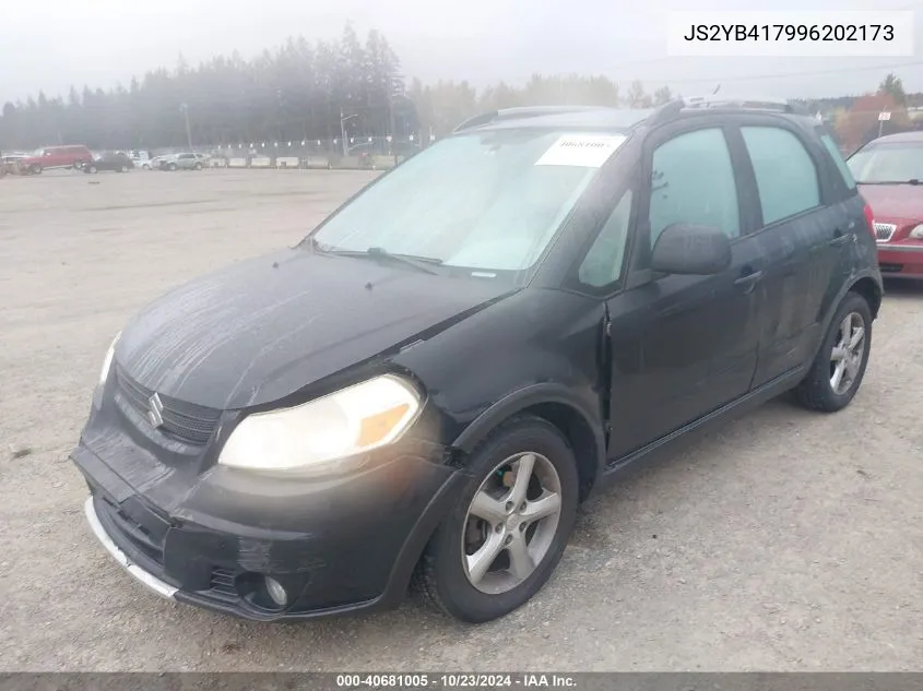 2009 Suzuki Sx4 Touring VIN: JS2YB417996202173 Lot: 40681005