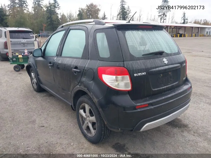 2009 Suzuki Sx4 Touring VIN: JS2YB417996202173 Lot: 40681005