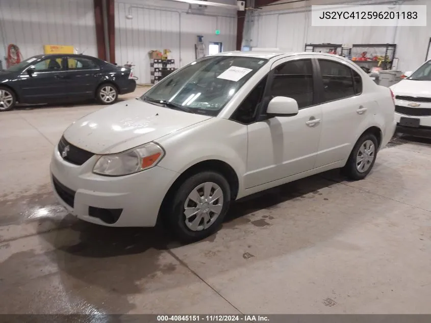 2009 Suzuki Sx4 Le/Le Popular VIN: JS2YC412596201183 Lot: 40845151