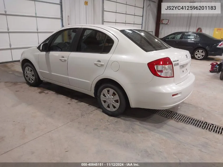 2009 Suzuki Sx4 Le/Le Popular VIN: JS2YC412596201183 Lot: 40845151