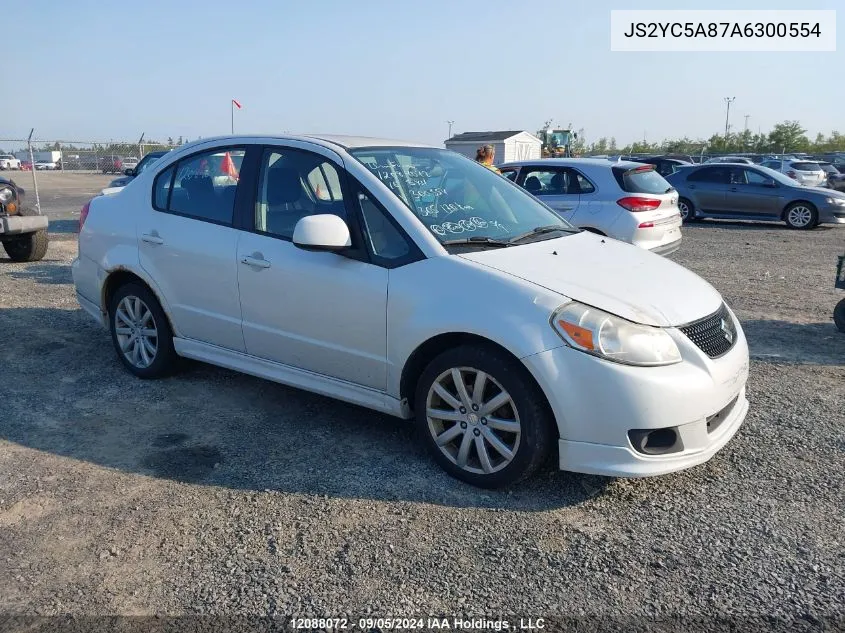 2010 Suzuki Sx4 Sedan VIN: JS2YC5A87A6300554 Lot: 12088072