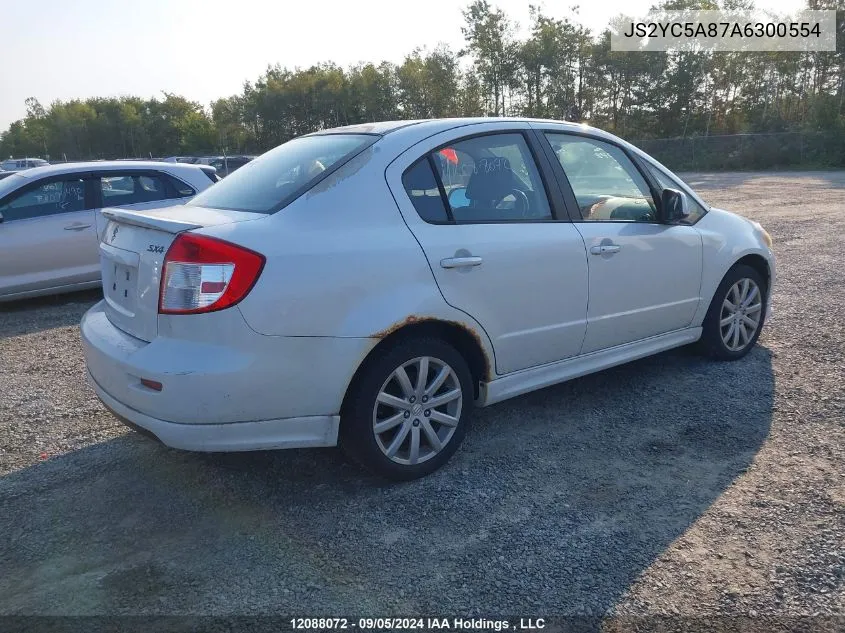 JS2YC5A87A6300554 2010 Suzuki Sx4 Sedan