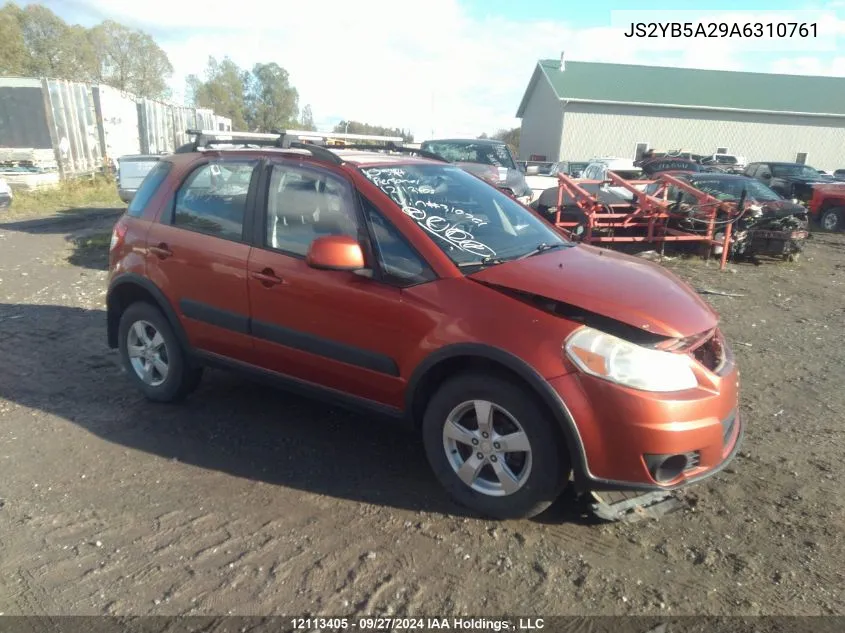 2010 Suzuki Sx4 Jx VIN: JS2YB5A29A6310761 Lot: 12113405