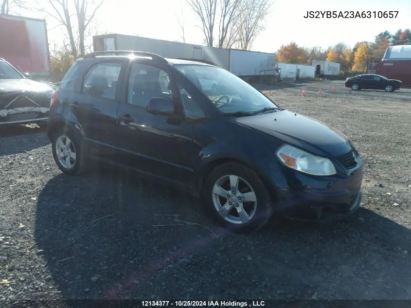 2010 Suzuki Sx4 VIN: JS2YB5A23A6310657 Lot: 12134377