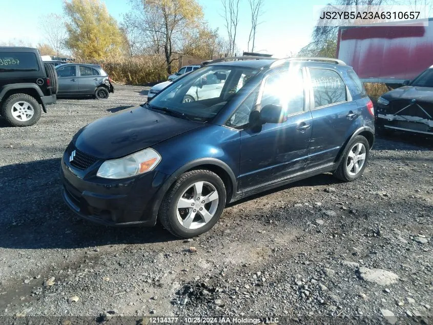 2010 Suzuki Sx4 VIN: JS2YB5A23A6310657 Lot: 12134377