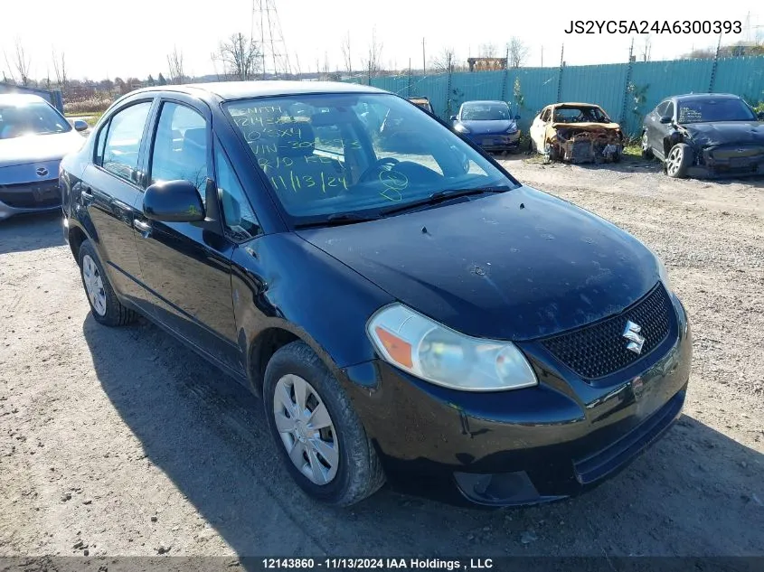 2010 Suzuki Sx4 Sedan VIN: JS2YC5A24A6300393 Lot: 12143860