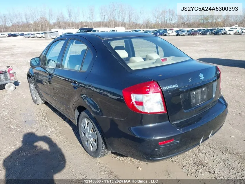 2010 Suzuki Sx4 Sedan VIN: JS2YC5A24A6300393 Lot: 12143860