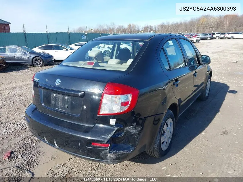 2010 Suzuki Sx4 Sedan VIN: JS2YC5A24A6300393 Lot: 12143860