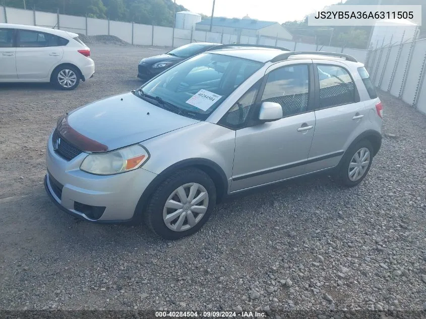 2010 Suzuki Sx4 Technology VIN: JS2YB5A36A6311505 Lot: 40284504