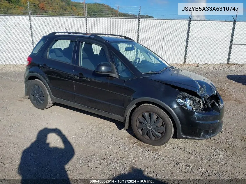 2010 Suzuki Sx4 Technology VIN: JS2YB5A33A6310747 Lot: 40602614