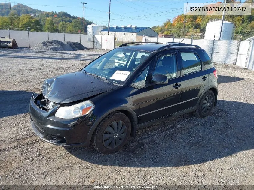 2010 Suzuki Sx4 Technology VIN: JS2YB5A33A6310747 Lot: 40602614