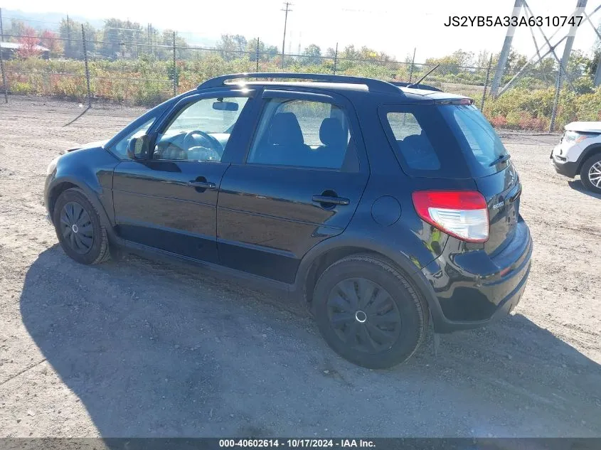 2010 Suzuki Sx4 Technology VIN: JS2YB5A33A6310747 Lot: 40602614