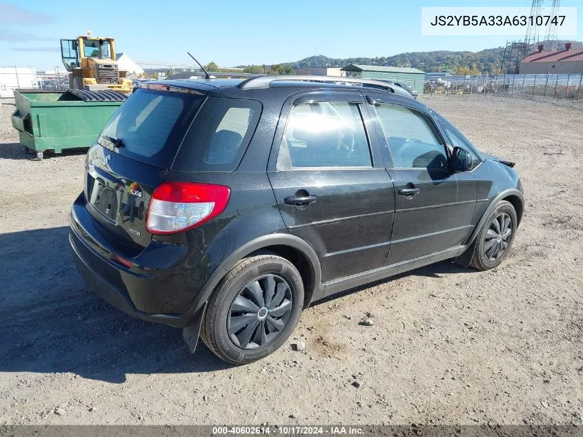 2010 Suzuki Sx4 Technology VIN: JS2YB5A33A6310747 Lot: 40602614