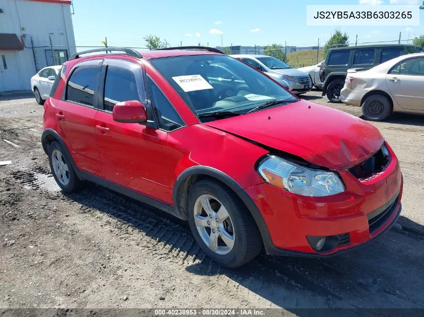 2011 Suzuki Sx4 Crossover Technology/Premium/Tech Valu Pkg (Nav) VIN: JS2YB5A33B6303265 Lot: 40238953