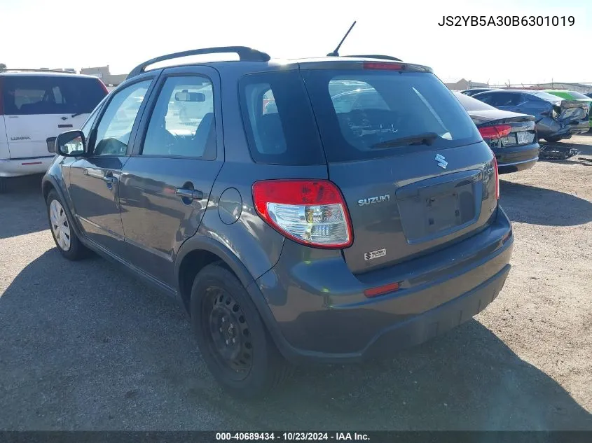 2011 Suzuki Sx4 Premium/Tech Valu Pkg (Nav) VIN: JS2YB5A30B6301019 Lot: 40689434