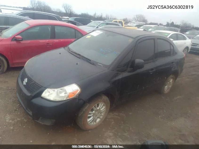 2012 Suzuki Sx4 Le/Le Popular VIN: JS2YC5A36C6302819 Lot: 39404536